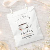 愛はコーヒーを醸造してい結婚る フェイバーバッグ (クリップ留めされた状態)