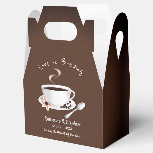 愛はコーヒーを醸造してい結婚る フェイバーボックス (オープン)