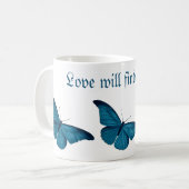 愛はコーヒーマグの方法を見つけるだろう コーヒーマグカップ (正面左)