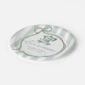 愛はコーヒーモダンブライダルシャワー ペーパープレート (アングル)