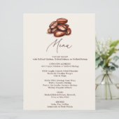 愛はコーヒー豆を醸造しているパーティー メニュー (スタンド正面)