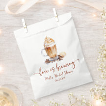 愛はコーヒー豆を醸造しているブライダルシャワー