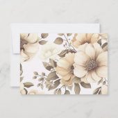 愛はコーヒー醸造ブライダルシャワーありがとう サンキューカード (裏面)