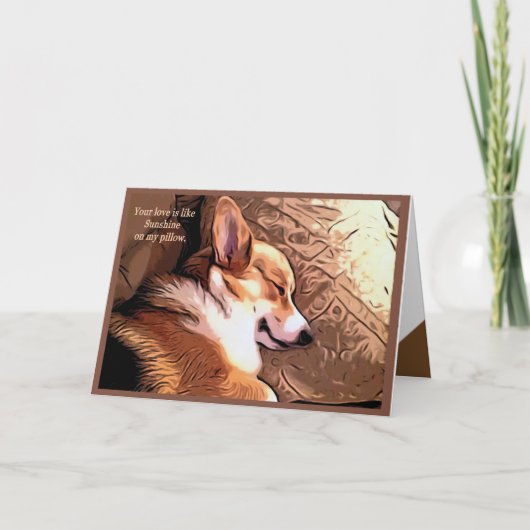 愛はサンシャインウェルシュコーギー シーズンカード (正面)