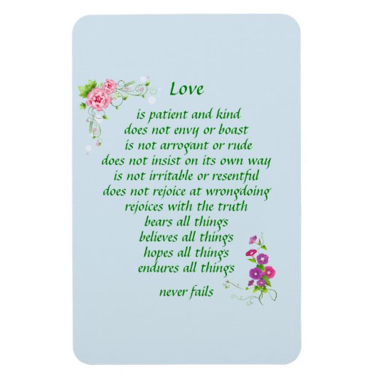 愛はザ素晴らし – マグネット (縦)