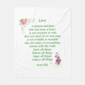 愛はザ素晴らし-毛布 フリースブランケット (正面)