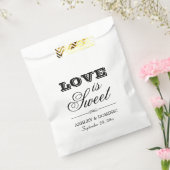 愛はスウィートブラック結婚のモノグラム フェイバーバッグ (封をした状態)