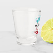 愛はスケルトン実在ロゴである ショットグラス (左)