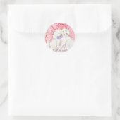 愛はステッカーが必要だ ラウンドシール (バッグ)