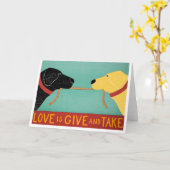 愛はステフ与えェン・フネックによる奪い合い カード (黄色い花)