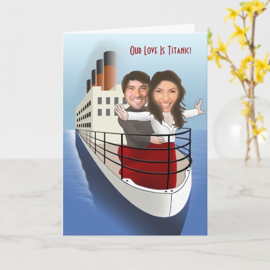 『愛はタイタニック』 カード (黄色い花)