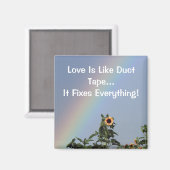 愛はダクトテープのようなものだ マグネット (正面/裏面)