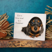 愛はダシュント人に所有されている フォトプラーク (側面)