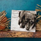 愛はダシュント人に所有されている フォトプラーク (側面)