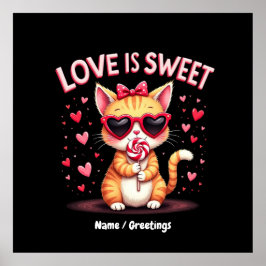 愛はチョコで満たされた甘い美味しい瞬間 ポスター