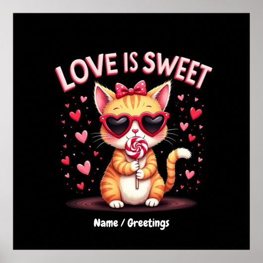 愛はチョコで満たされた甘い美味しい瞬間 ポスター (正面)