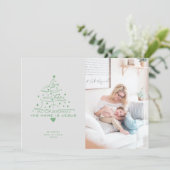 愛はツリー生まれクリスマスカード シーズンカード (スタンド正面)