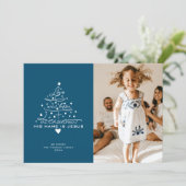 愛はツリー生まれクリスマスカード シーズンカード (スタンド正面)