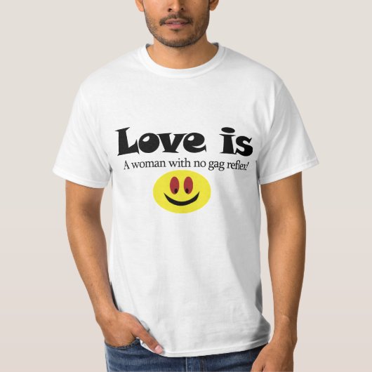 愛はティーです Tシャツ (正面)