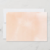 愛はティーポットで花を醸造するブライダルシャワー 招待状 (裏面)