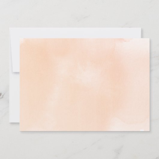 愛はティーポットで花を醸造するブライダルシャワー 招待状 (裏面)