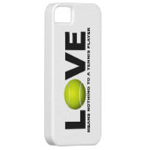 愛はテニス選手のiPhone 5に何も意味しません Case-Mate iPhoneケース (裏面/右)