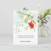 愛はハミングバードティーを醸造しているパーティー サンキューカード (スタンド正面)