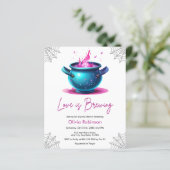 愛はハロウィーンのブライダルシャワーの招待状を醸造している (スタンド正面)