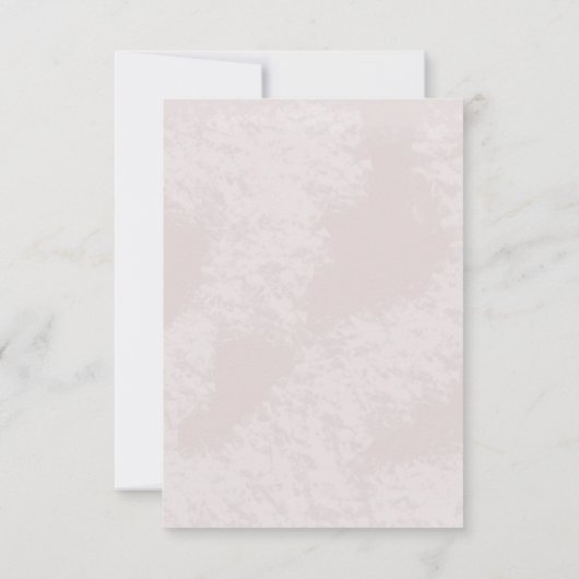 愛はハーブティーを醸造している |ブライダルシャワー 招待状 (裏面)