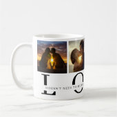 愛はバレンタインの完璧である必要はない コーヒーマグカップ (左)