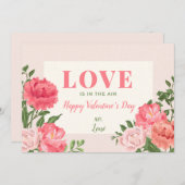 愛はバレンタインデーのカードに シーズンカード (正面/裏面)