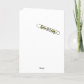 愛はバレンタインデーカードを傷つけます シーズンカード (裏面)