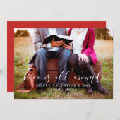 愛はバレンタニのまわりにーのデイフォトカード シーズンカード (正面/裏面)