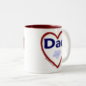 愛はパパ ツートーンマグカップ (正面右)