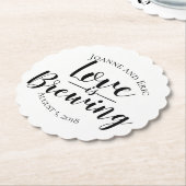 愛はパブ結婚スのカップル名を醸造し結婚ている ペーパーコースター (アングル)