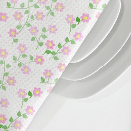 愛はピンクの花が咲き誇る キッチンタオル