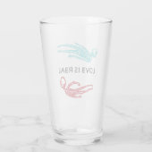 愛はピント実在ガラス タンブラーグラス (裏面)