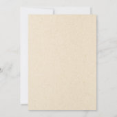 愛はブライダルシャワーの招待を醸造しています 招待状 (裏面)