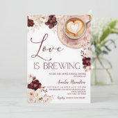 愛はブライダルシャワーの招待を醸造している、愛は 招待状 (スタンド正面)