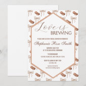 愛はブライダルシャワーの招待状を醸造している シーズンカード (正面/裏面)