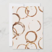 愛はブライダルシャワーの招待状を醸造している 招待状 (裏面)