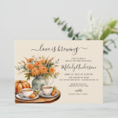 愛はブライダルシャワーの招待状を醸造している 招待状 (スタンド正面)