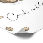 愛はブライダルシャワーカードとギフトを醸造する ポスター (角)