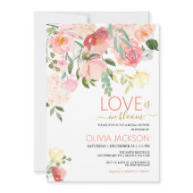 愛はブライダルシャワー開花に招待されている