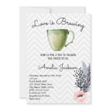 愛はブルーイングエレガントフラワーティーブライダルシャワー