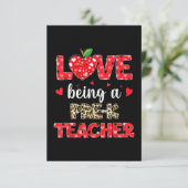 愛はプレK先生バレンタインデー カード (スタンド正面)