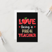 愛はプレK先生バレンタインデー カード (正面/裏面インサイチュ)