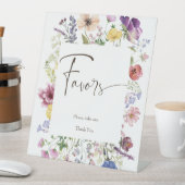 愛はボホワイルドフラワーのお願いテーブルが咲いている 台座サイン (インサイチュ)