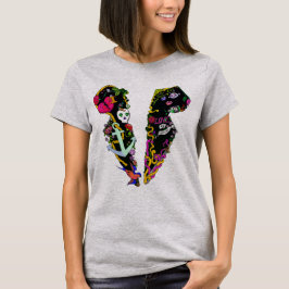 愛はポイズンタトゥーTuxグラフィックTシャツ Tシャツ