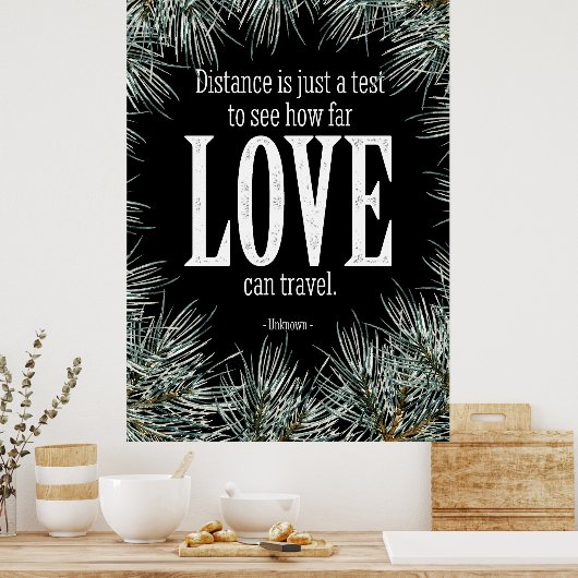 愛はポスターを旅行することができる ポスター (キッチン)